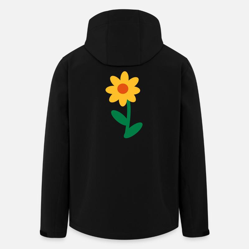 De fleur - Veste softshell homme en polyester recyclé Stanley/Stella - noir