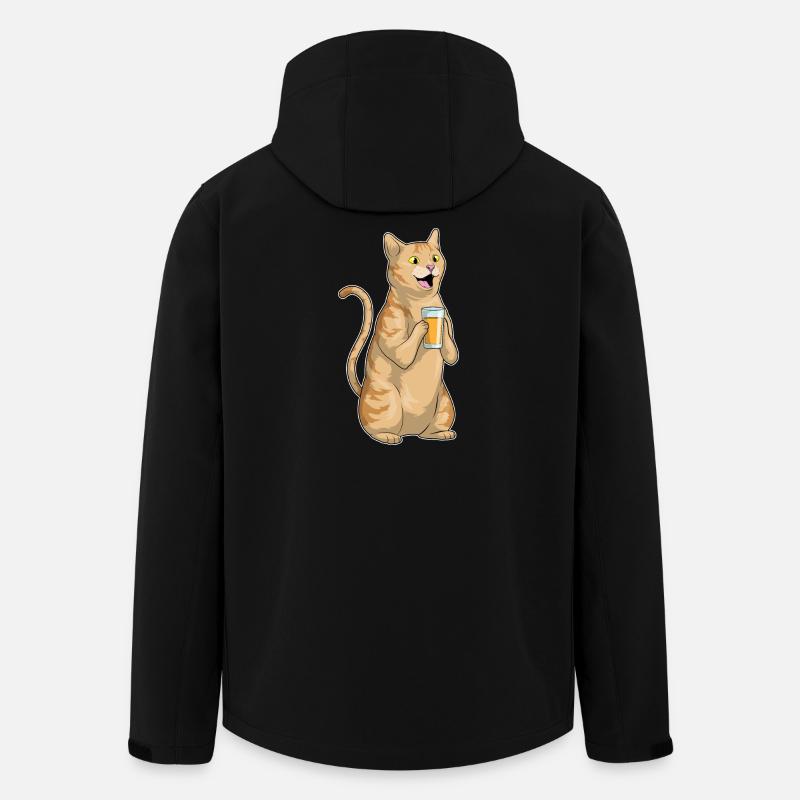 Katze Saft - Recycelte Männer Softshell-Jacke von Stanley/Stella - Schwarz