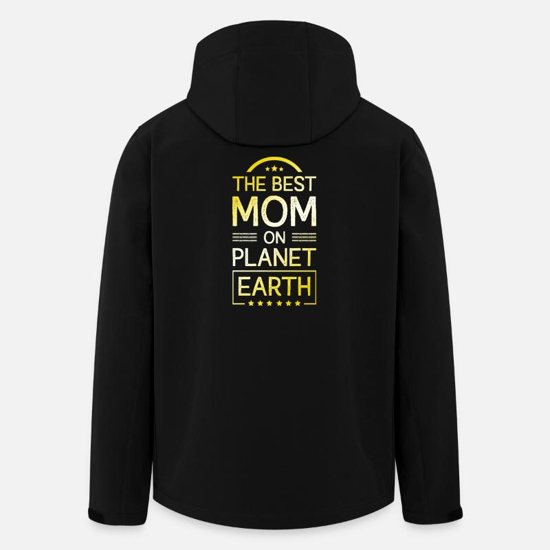 Meilleure maman maman citation maman - Veste softshell homme en polyester recyclé Stanley/Stella - noir