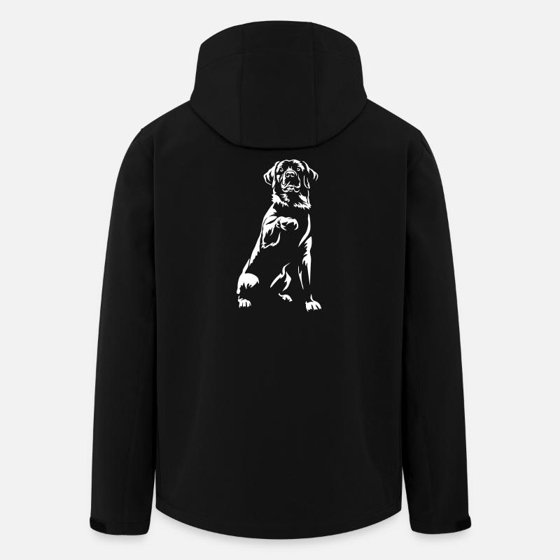 Labrador « Édition Noire » - Veste softshell homme en polyester recyclé Stanley/Stella - noir