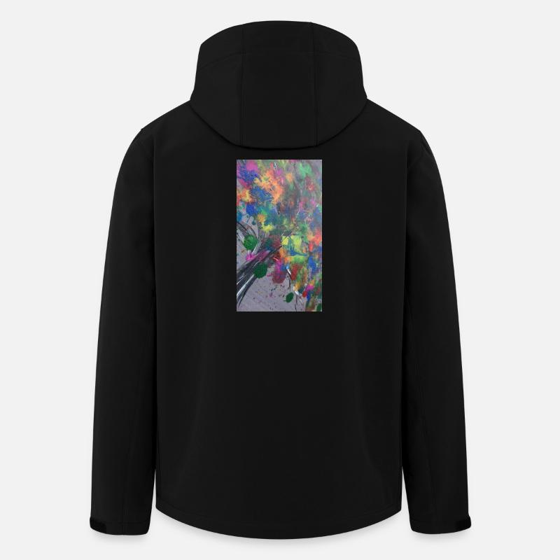 drop - Men’s Recycled Softshell Jacket by Stanley/Stella - black