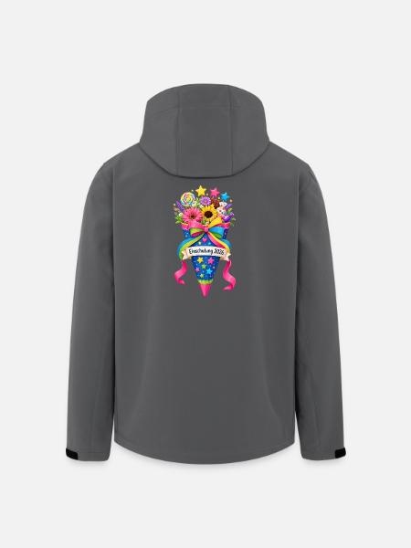 Einschulung 2026 Schultüte - Recycelte Männer Softshell-Jacke von Stanley/Stella - Schwarz