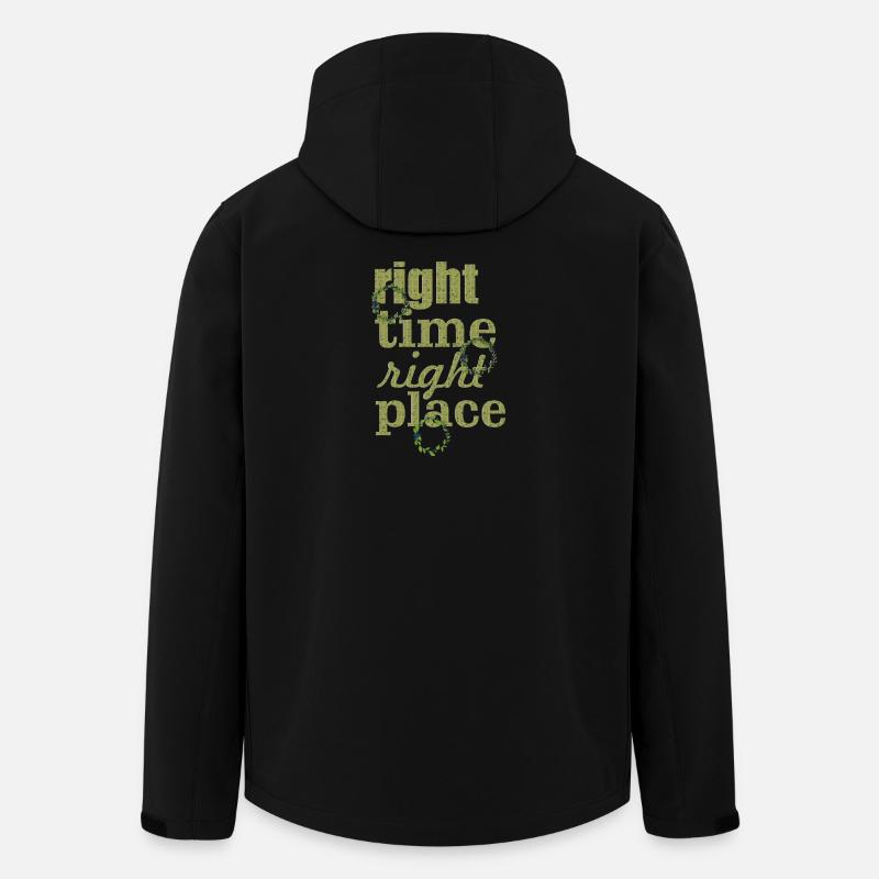 right time - Recycelte Männer Softshell-Jacke von Stanley/Stella - Schwarz