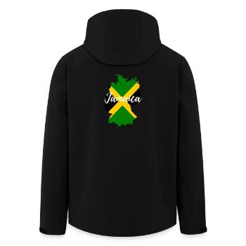 L’Allemagne devient Jamaïque - Veste softshell homme en polyester recyclé Stanley/Stella - noir - Dos - AI Model Male 185 light (185cm)