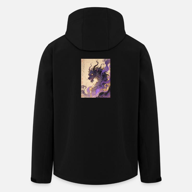 Amethyst's Scepter: Qilin Zijin – Royal Aura - Men’s Recycled Softshell Jacket by Stanley/Stella - black