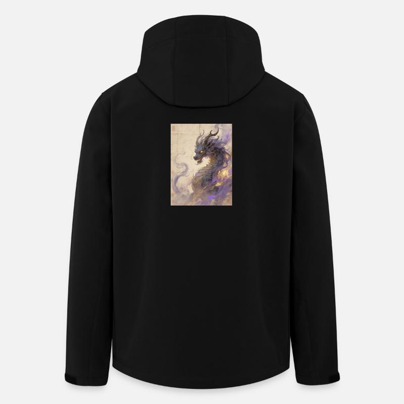 Le Brasier Violet : Qilin Zijin – Constellation - Veste softshell homme en polyester recyclé Stanley/Stella - noir
