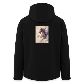 L'Apothéose Pourpre : Qilin Zijin – Harmonie - Veste softshell homme en polyester recyclé Stanley/Stella - noir - Dos - AI Model Male 185 light (185cm)
