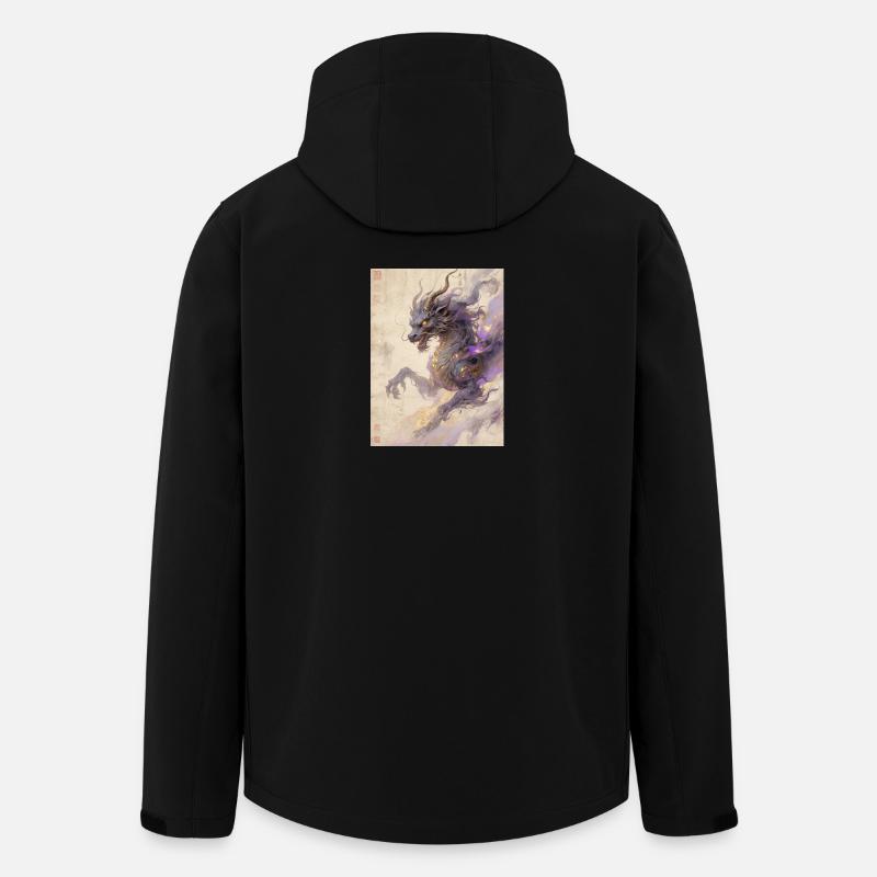 L'Apothéose Pourpre : Qilin Zijin – Harmonie - Veste softshell homme en polyester recyclé Stanley/Stella - noir