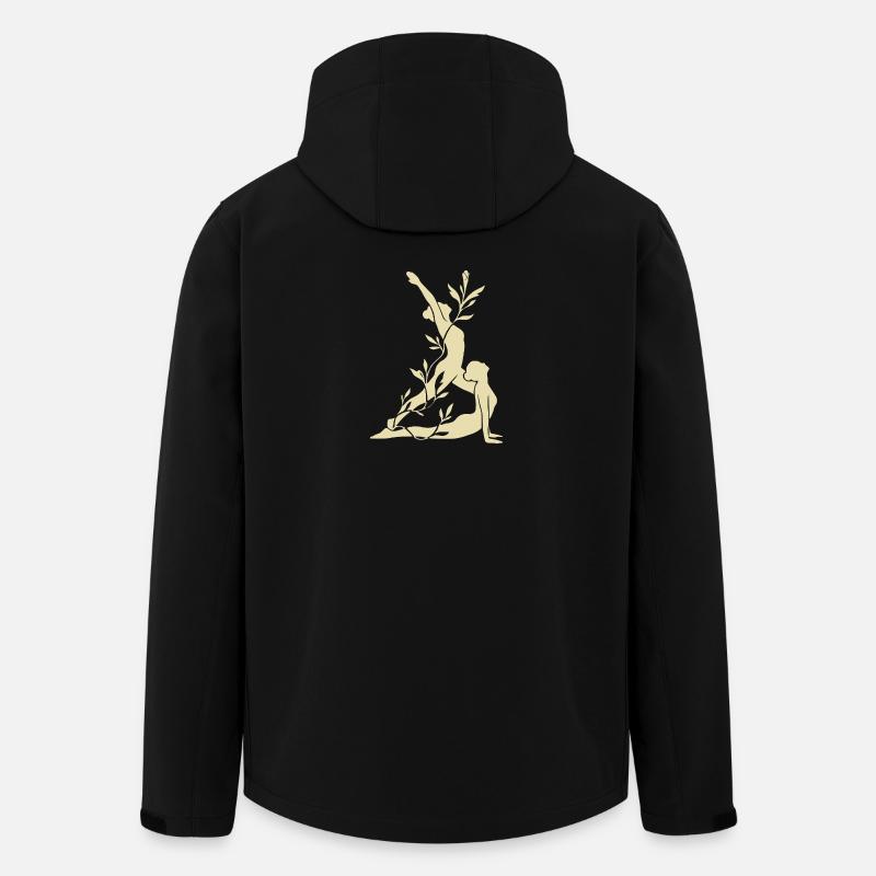 Yoga - Salutation au Soleil - Veste softshell homme en polyester recyclé Stanley/Stella - noir