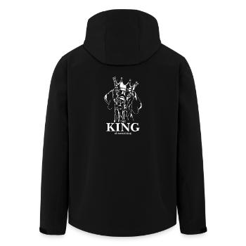 Magyar Vizsla King of everything Hunde Wilsigns - Recycelte Männer Softshell-Jacke von Stanley/Stella - Schwarz - Hinten - AI Model Male 185 light (185cm)