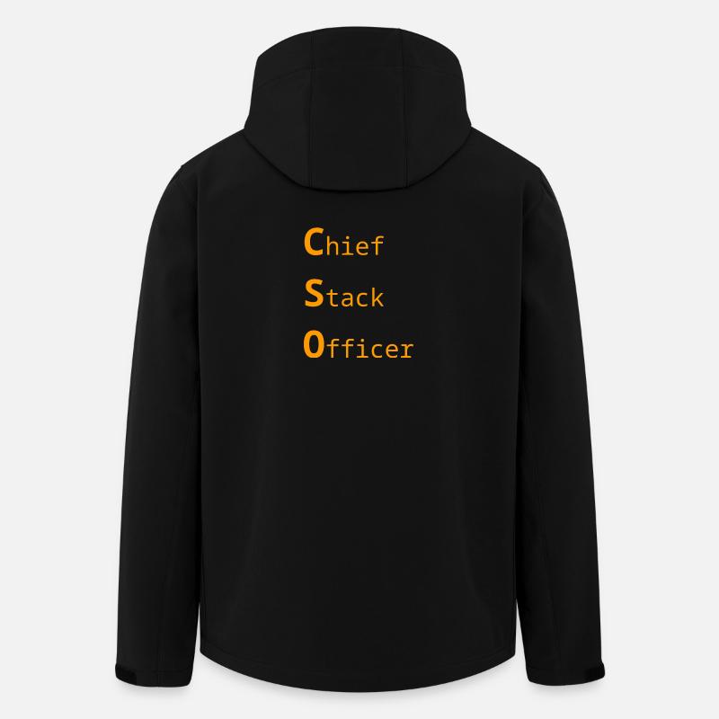 Chief Stack Officer - T-Shirt - Recycelte Männer Softshell-Jacke Discoverer von Stanley/Stella - Schwarz