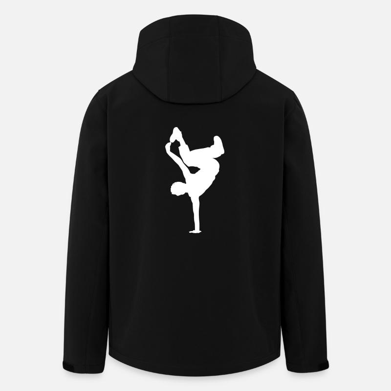 Breakdancing Breaking B-Boying B-Girling Hip-Hop - Veste softshell homme en polyester recyclé Stanley/Stella - noir