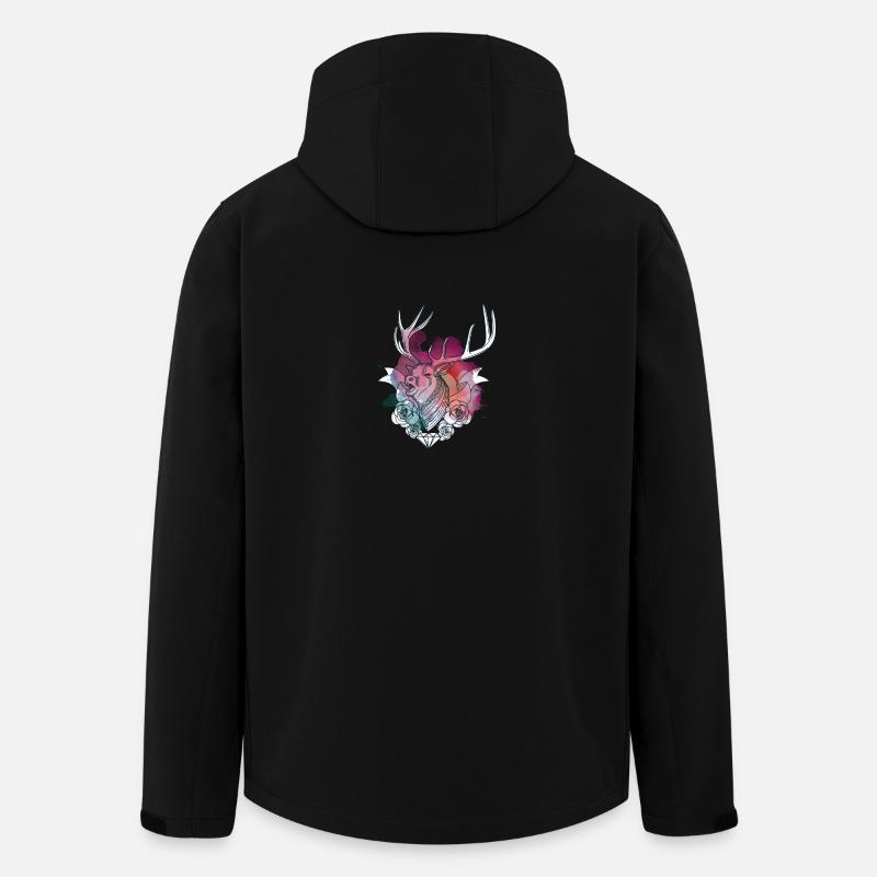 shirt, conception, t-shirt - Veste softshell homme en polyester recyclé Stanley/Stella - noir