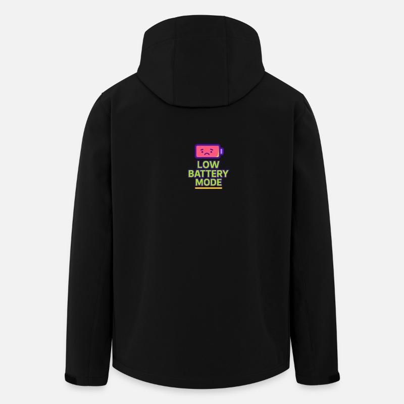 Modus für schwache Batterie - Recycelte Männer Softshell-Jacke von Stanley/Stella - Schwarz