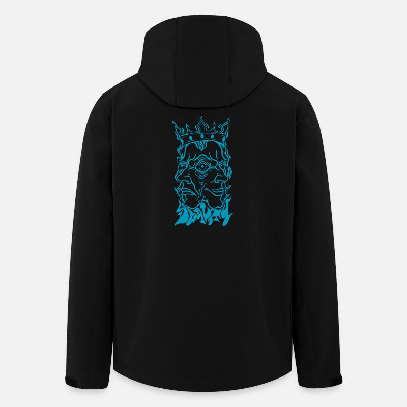 Dualität III - Recycelte Männer Softshell-Jacke von Stanley/Stella - Schwarz