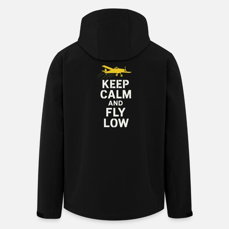 Ländliche Luftfahrt Landwirtschaft Pilotgeschenk - Recycelte Männer Softshell-Jacke von Stanley/Stella - Schwarz