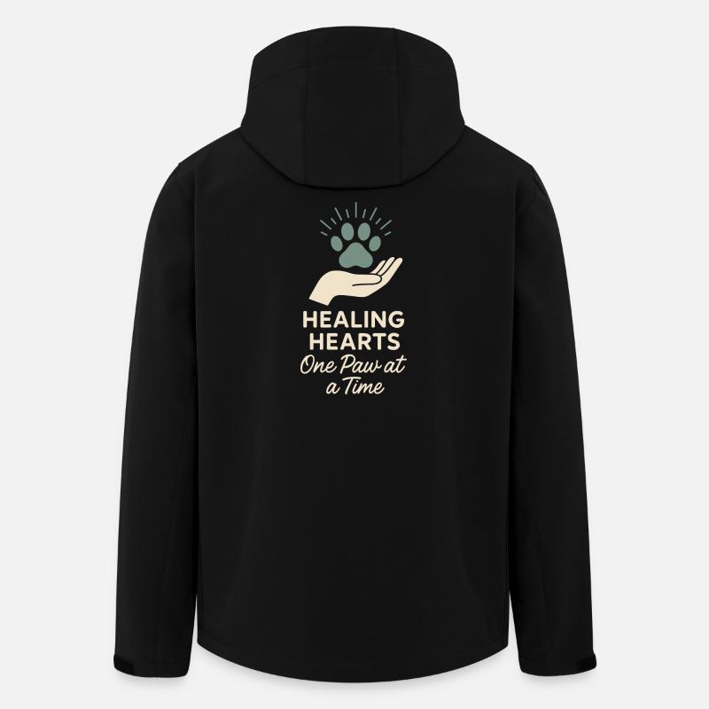 Tierheimmitarbeiter, Tierrettungs-freiwilliger - Recycelte Männer Softshell-Jacke von Stanley/Stella - Schwarz