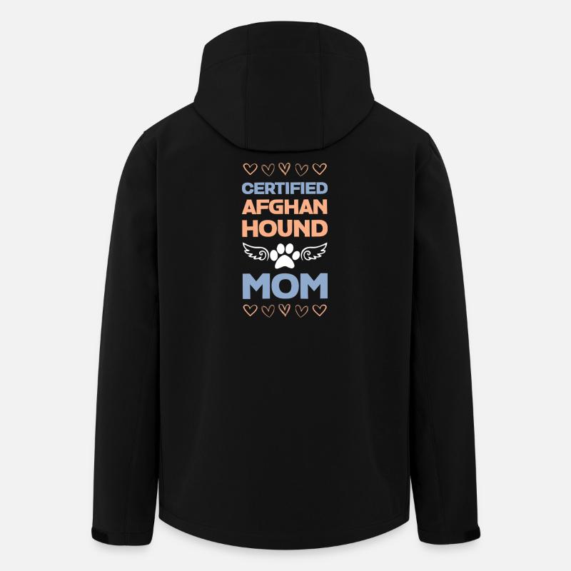 Zertifizierte Afghan Hound Mom - Recycelte Männer Softshell-Jacke von Stanley/Stella - Schwarz