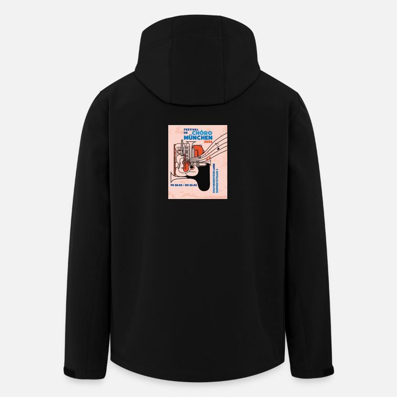 Festival de Chôro Munich 2026 - Men’s Recycled Softshell Jacket by Stanley/Stella - black