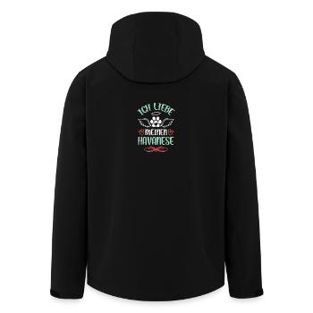Amour havanais avec des ailes - Veste softshell homme en polyester recyclé Stanley/Stella - noir - Dos - AI Model Male 185 light (185cm)