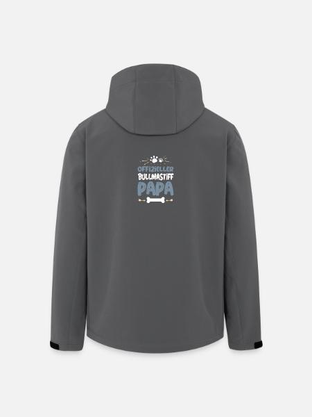 Offizieller Bullmastiff Papa - Recycelte Männer Softshell-Jacke von Stanley/Stella - Schwarz
