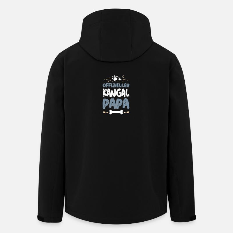 Père officiel de Kangal - Veste softshell homme en polyester recyclé Stanley/Stella - noir