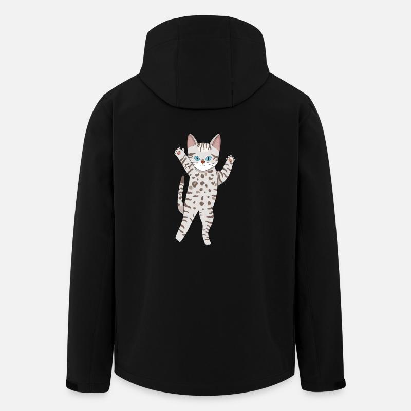 Bengale gris - Veste softshell homme en polyester recyclé Stanley/Stella - noir