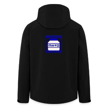 Mayo - Veste softshell homme en polyester recyclé Stanley/Stella - noir - Dos - AI Model Male 185 light (185cm)