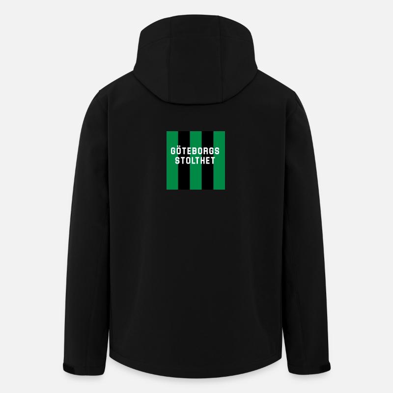 Göteborg Pride Text Design - Recycelte Männer Softshell-Jacke von Stanley/Stella - Schwarz