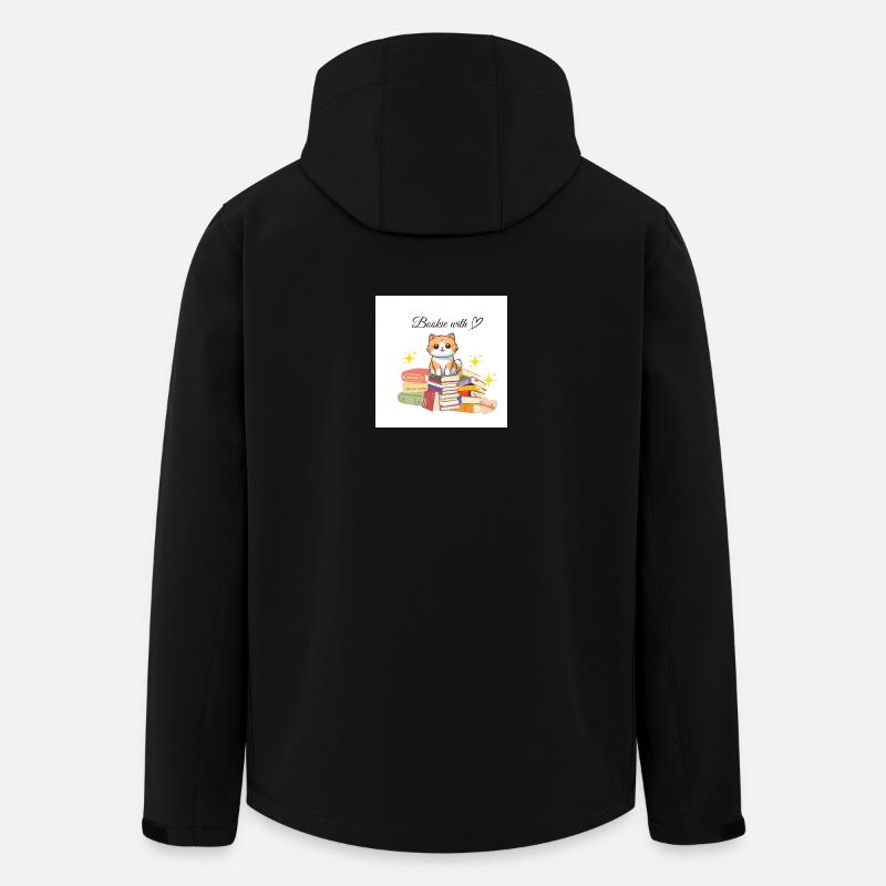 Bookie with heart - Recycelte Männer Softshell-Jacke von Stanley/Stella - Schwarz