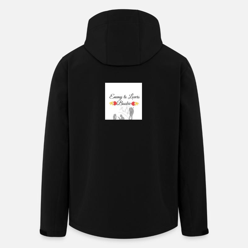 Enemy to lovers bookie design - Recycelte Männer Softshell-Jacke von Stanley/Stella - Schwarz