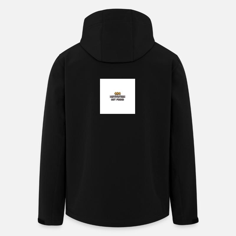 404 Motivation Not found - Men’s Recycled Softshell Jacket by Stanley/Stella - black