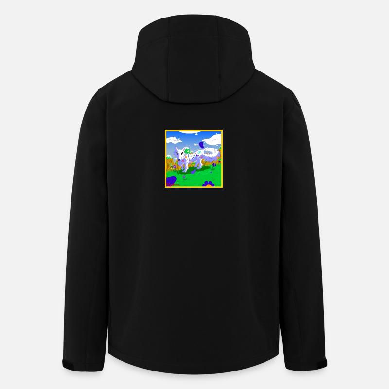 loup_blanc - Recycelte Männer Softshell-Jacke von Stanley/Stella - Schwarz