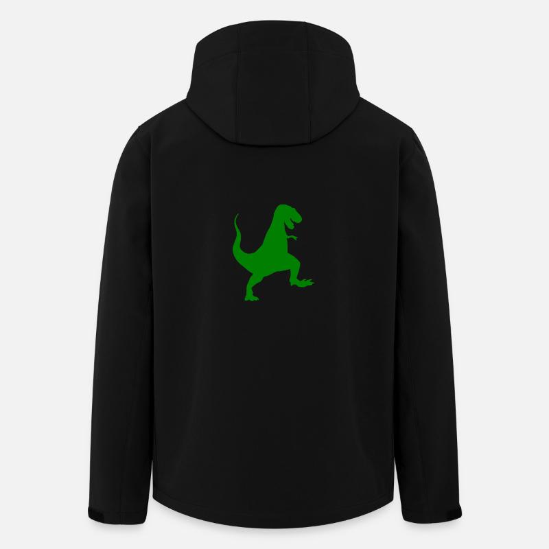 Dinosaurs: T REX - Men’s Recycled Softshell Jacket Discoverer by Stanley/Stella - black
