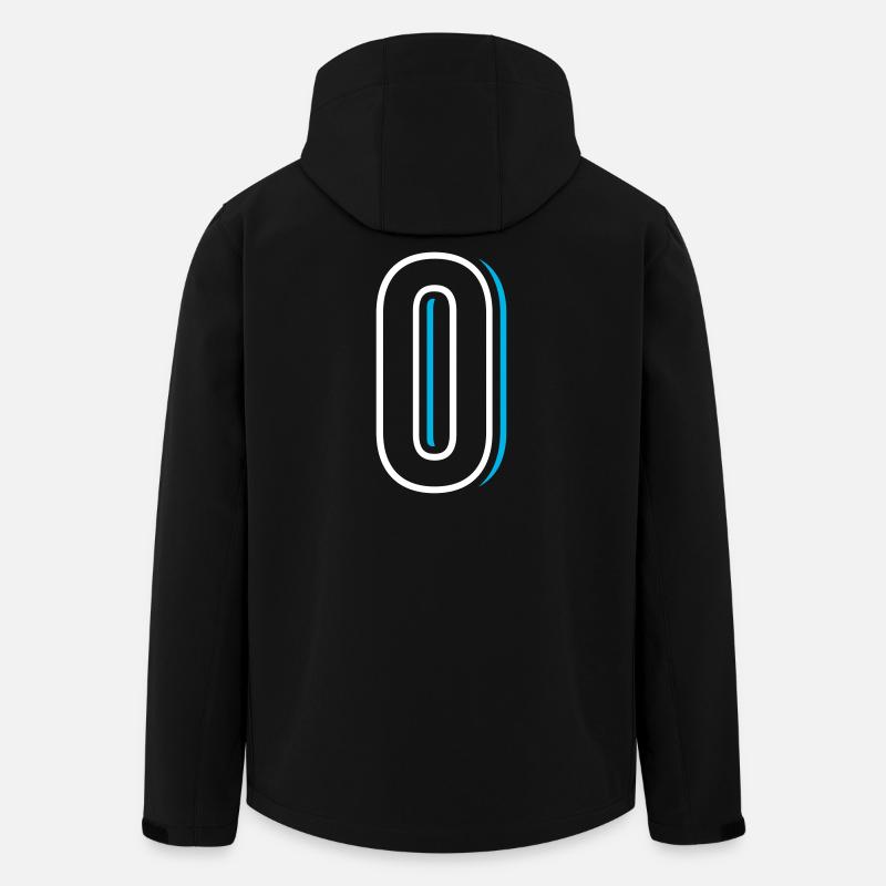 Number 0 - Zero - Men’s Recycled Softshell Jacket by Stanley/Stella - black