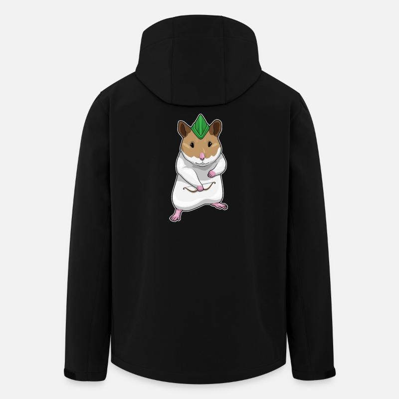 Hamster Archer Bow - Veste softshell homme en polyester recyclé Stanley/Stella - noir