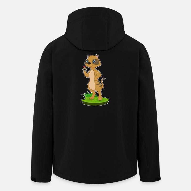 Bague suricate - Veste softshell homme en polyester recyclé Stanley/Stella - noir
