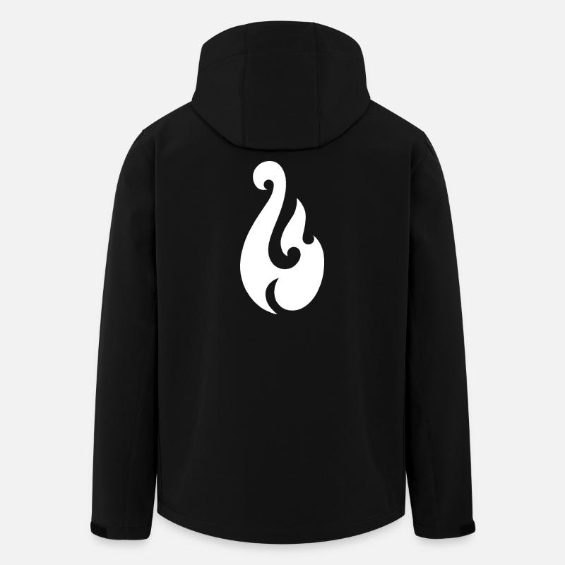 Mauis Haken - Recycelte Männer Softshell-Jacke von Stanley/Stella - Schwarz