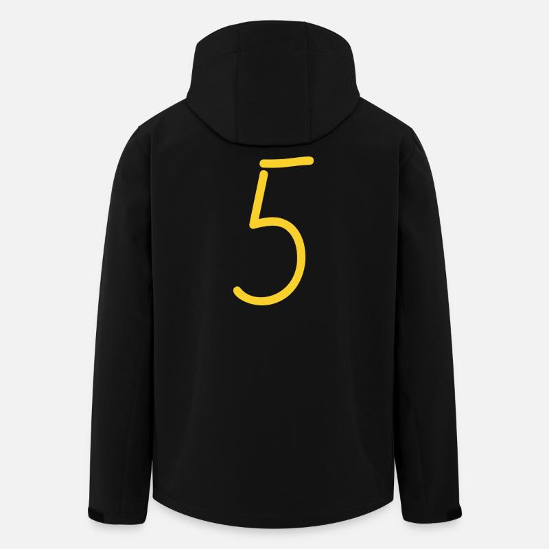 5 - Recycelte Männer Softshell-Jacke von Stanley/Stella - Schwarz