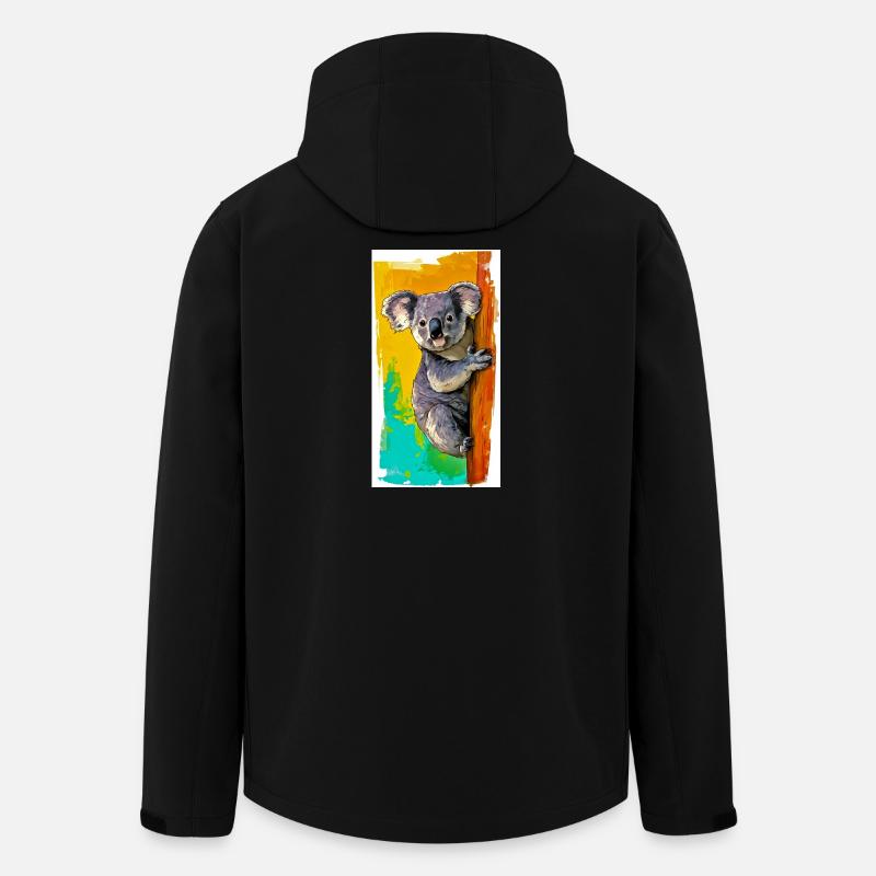 Koala - Men’s Recycled Softshell Jacket by Stanley/Stella - black