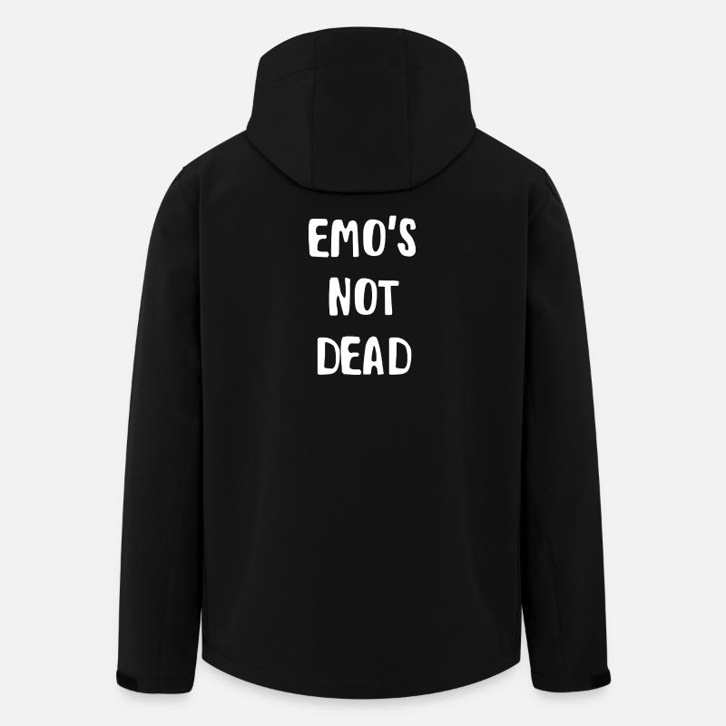 Emo nicht tot - Recycelte Männer Softshell-Jacke von Stanley/Stella - Schwarz