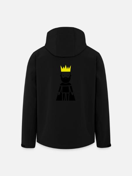 Majesty King - Men’s Recycled Softshell Jacket by Stanley/Stella - black