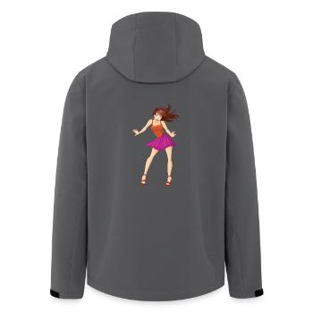 fille Mädel danse - Veste softshell homme en polyester recyclé Stanley/Stella - noir - Dos - AI Model Male 185 light (185cm)
