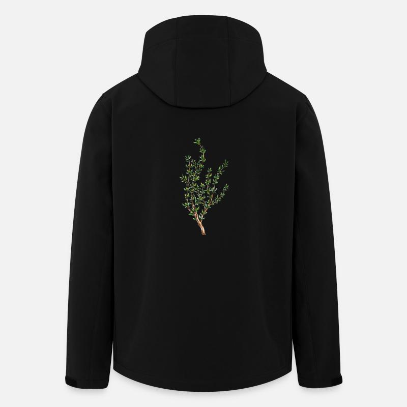 thym - Veste softshell homme en polyester recyclé Stanley/Stella - noir