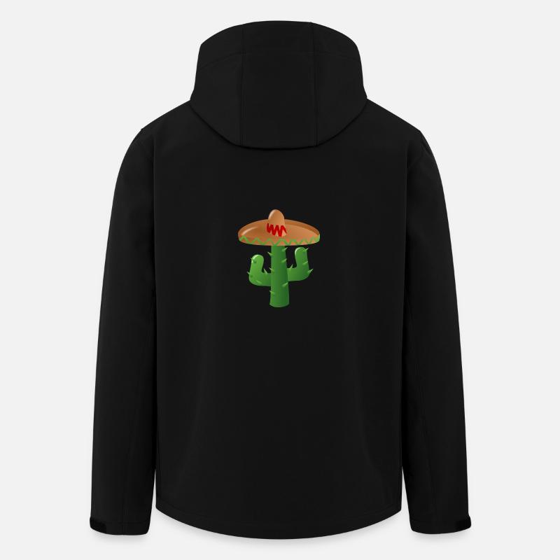 Kaktus Mexikanisch - Recycelte Männer Softshell-Jacke von Stanley/Stella - Schwarz