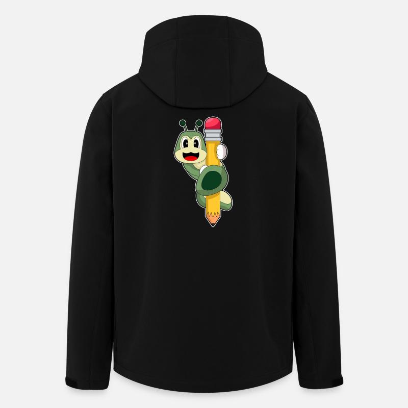 École de crayons Caterpillar Pupil - Veste softshell homme en polyester recyclé Stanley/Stella - noir