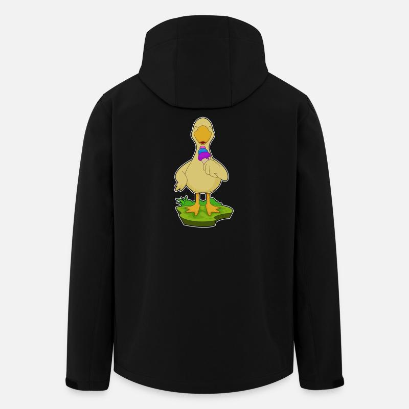 Ente Waffeleis - Recycelte Männer Softshell-Jacke von Stanley/Stella - Schwarz