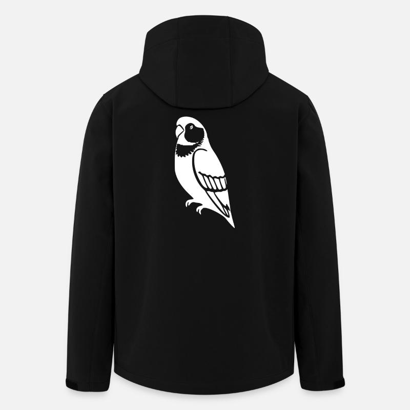 Perroquets Oiseau Geshenk - Veste softshell homme en polyester recyclé Stanley/Stella - noir