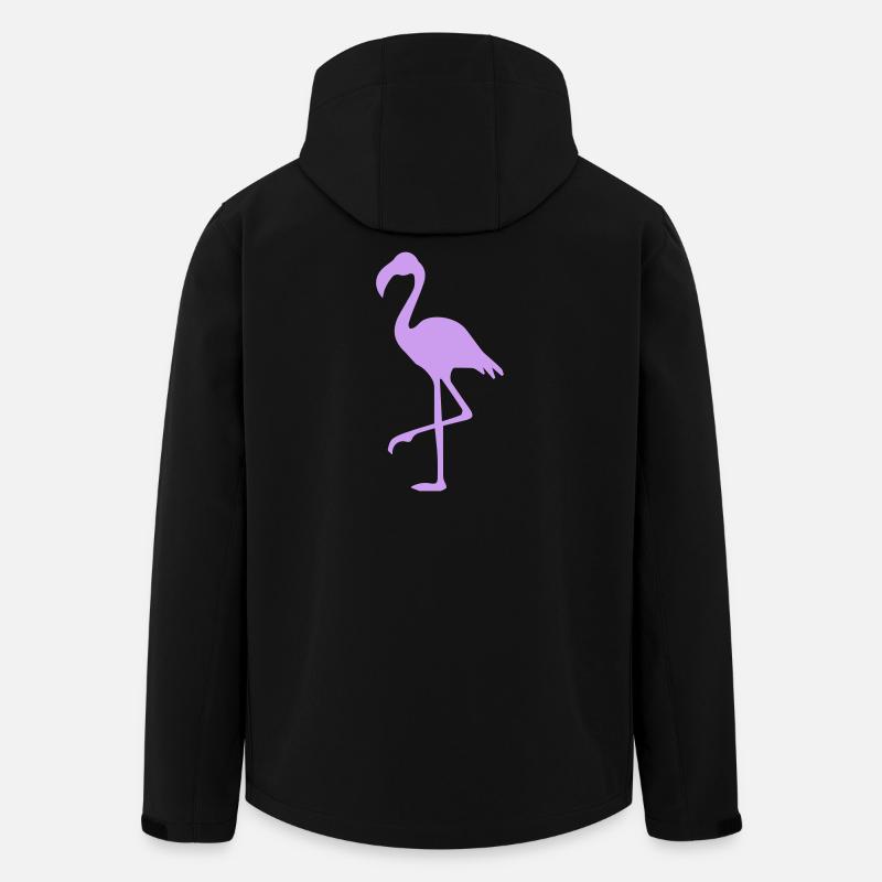 flamingo - Recycelte Männer Softshell-Jacke von Stanley/Stella - Schwarz