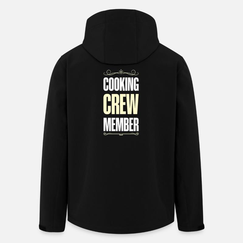 Équipe de cuisine - Veste softshell homme en polyester recyclé Stanley/Stella - noir